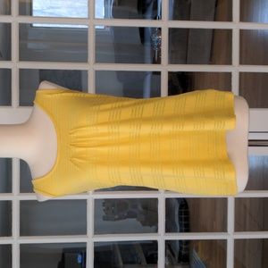 Vintage LEI 90s yellow tank top jr sz L 285